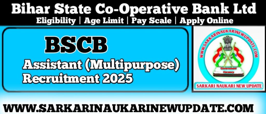 BSCB Customer Service Executive / Assistant (Multipurpose)