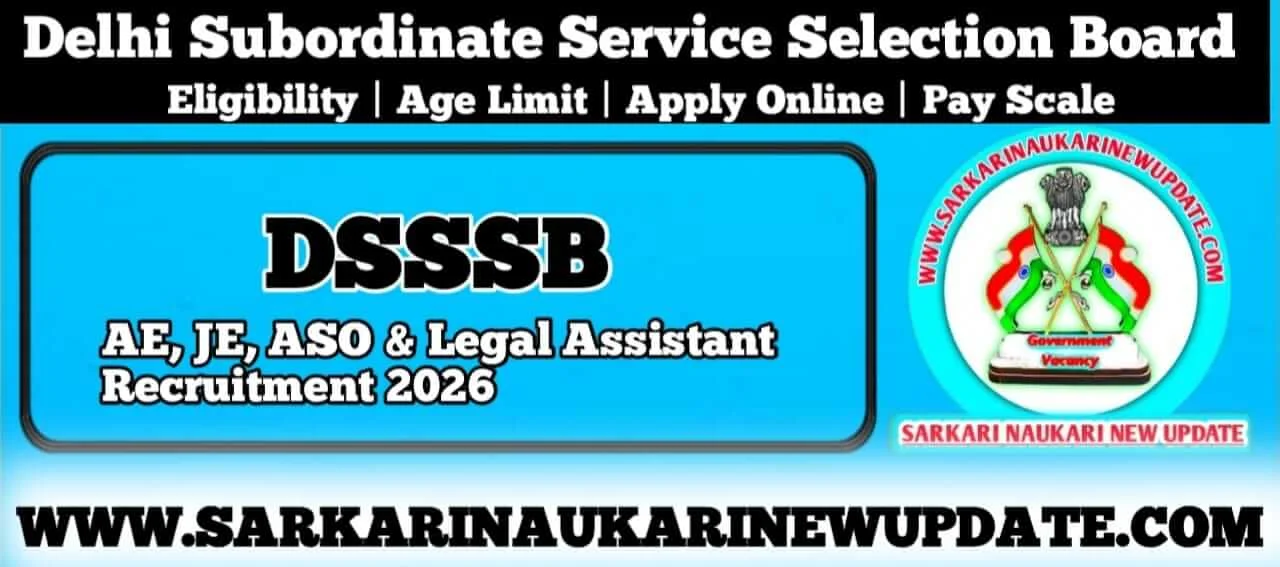 DSSSB Legal Assistant Syllabus 