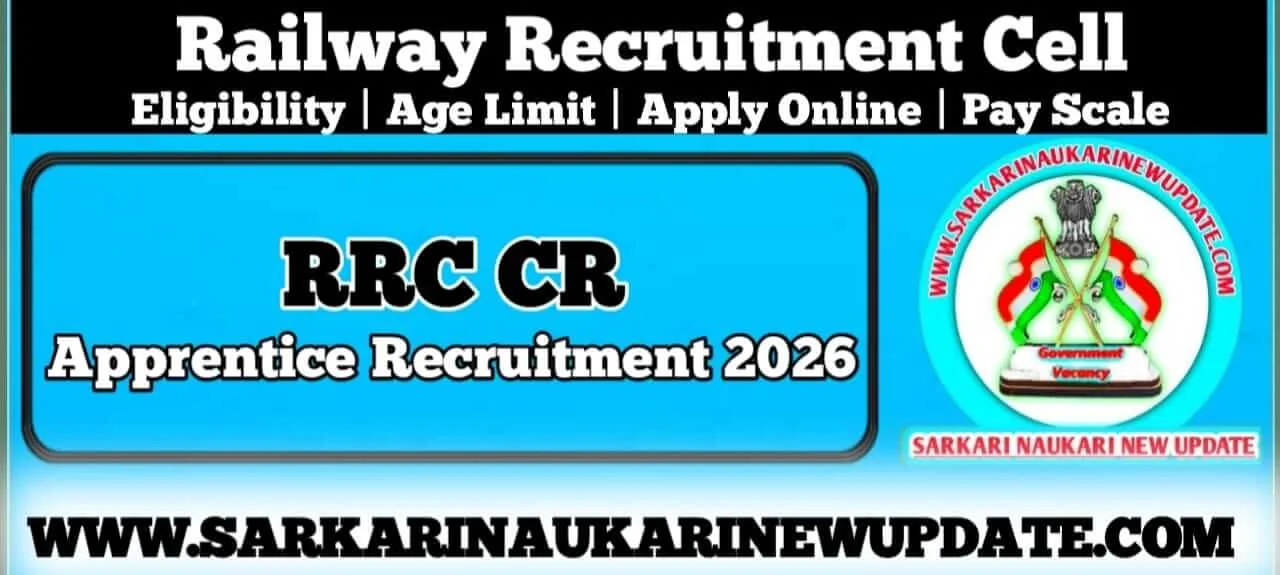 RRC CR Apprentice Recruitment 2026 Apply
