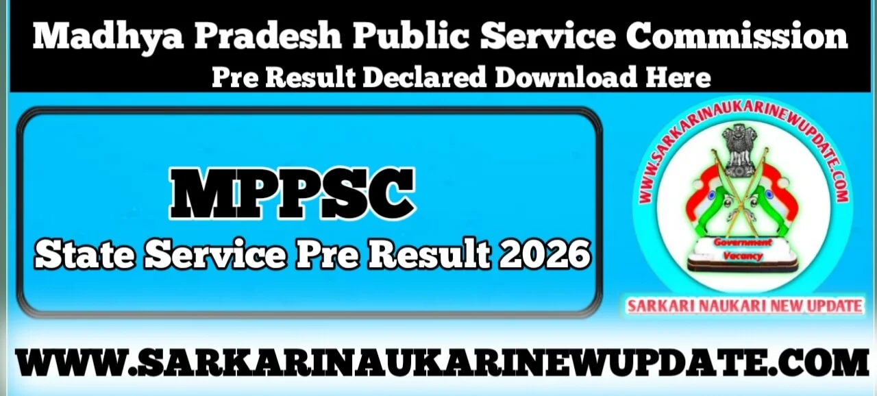 MPPSC State Service Pre Result PDF Download 