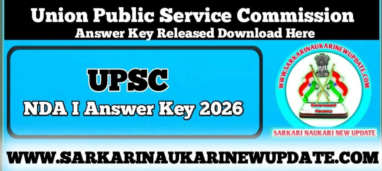  UPSC NDA 1 2026 Answer Key
