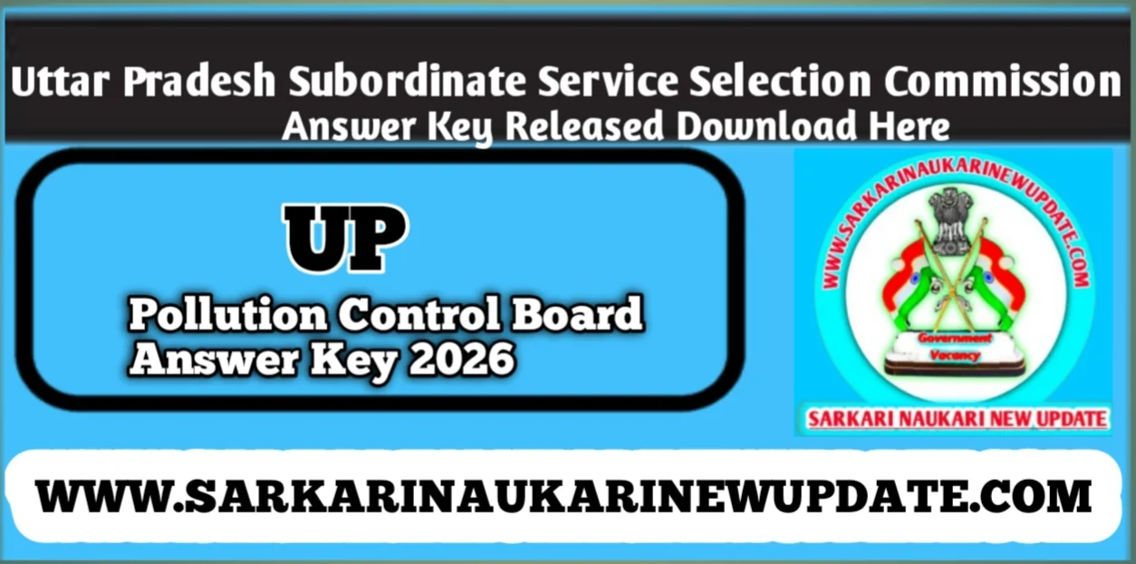UP Pollution Control Board Answer Key