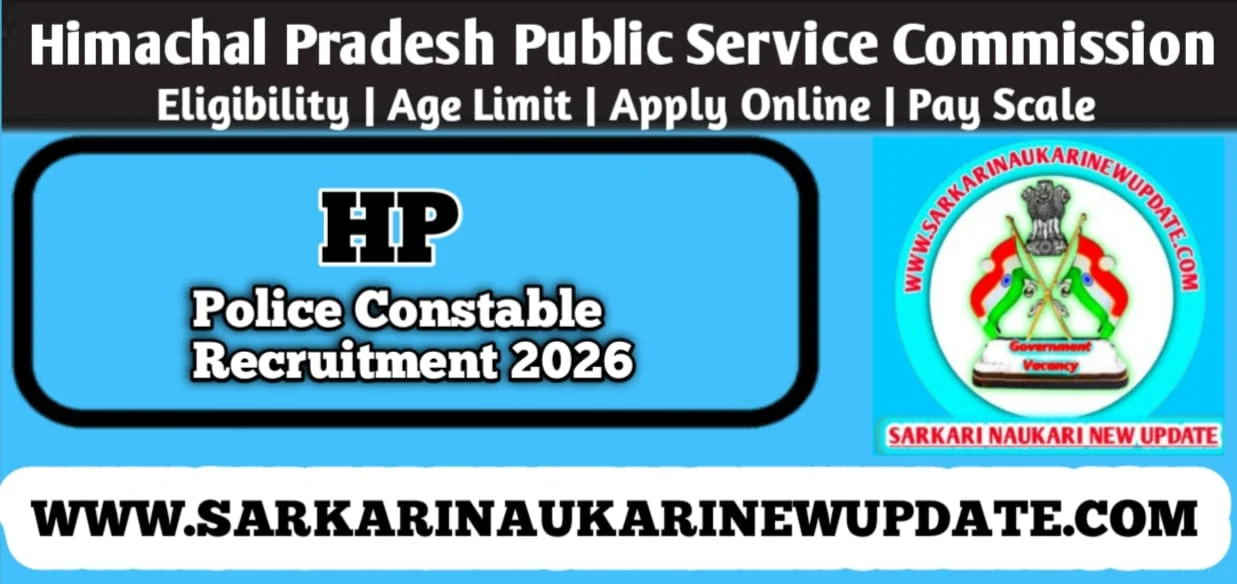 HP Police Constable Recruitment 2026