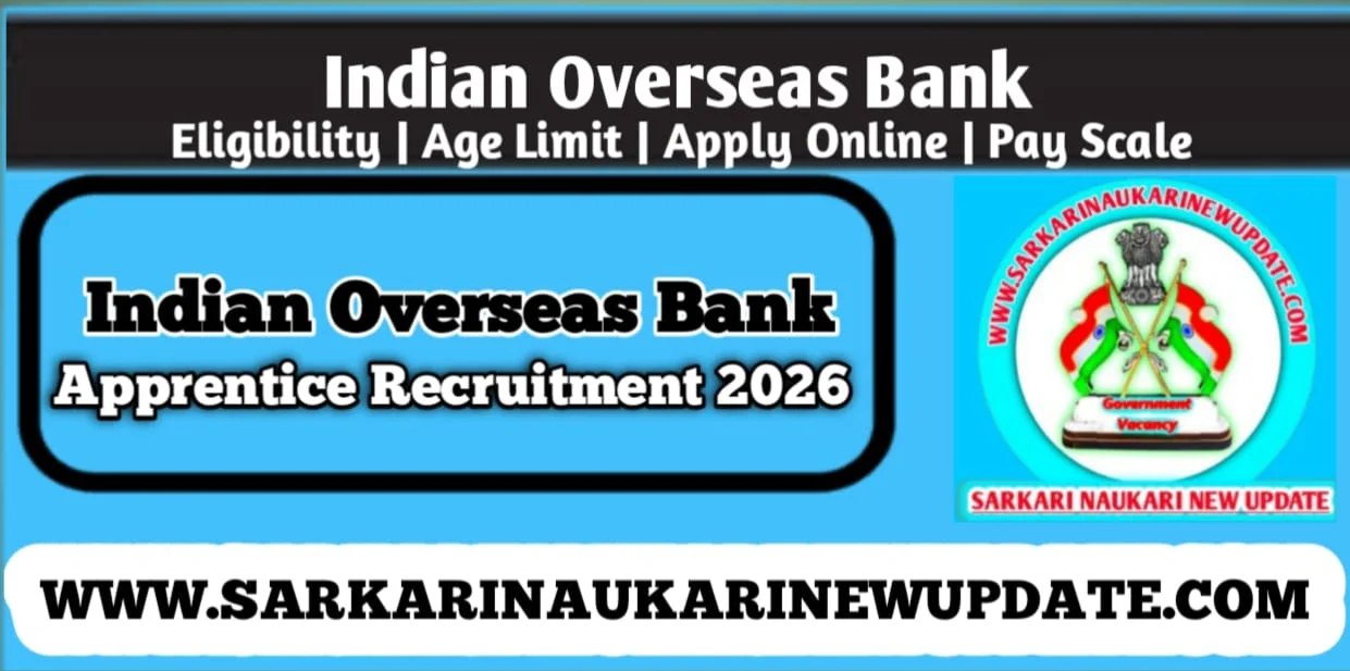 Indian Overseas Bank Apprentice Salary