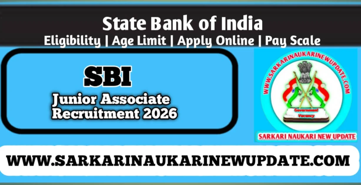 SBI Junior Associate Recruitment 2026